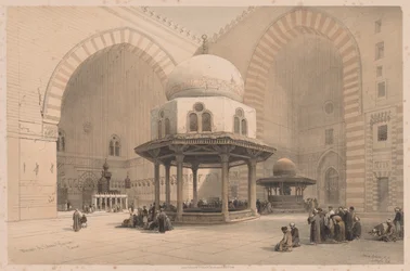 Egipto y Nubia, Volumen III, No. 8: Mezquita del Sultán Hassan, El Cairo