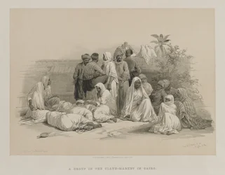 Egipto y Nubia, Volumen III: En el Mercado de Esclavos en El Cairo, 1849