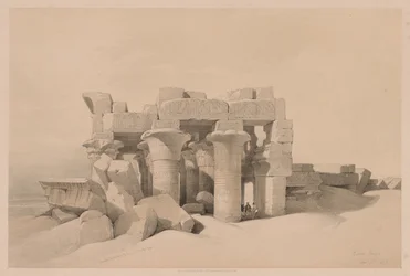Egipto y Nubia: Volumen II - No. 42, Ruinas de Kom Ombo
