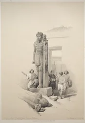 Egipto y Nubia: Volumen II - No. 7, Colosos en Wady Saboua