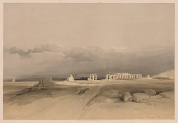 Egipto y Nubia: Volumen II - No. 8, Ruinas del Memnonium, Tebas