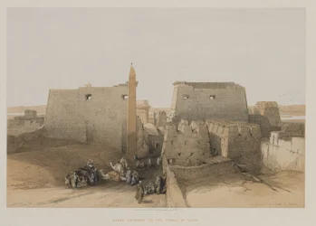 Egipto y Nubia, Volumen II: Gran Entrada al Templo de Luxor