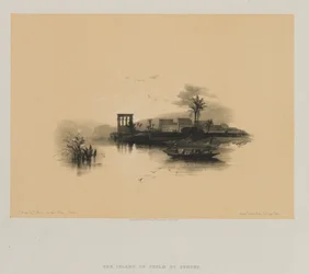 Egipto y Nubia, Volumen II: Isla de Philae, en el Nilo, Nubia, 1847