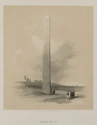Egipto y Nubia, Volumen II: Obelisco de Heliópolis, 1848
