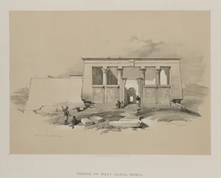 Egipto y Nubia, Volumen II: Templo de Wady Dabod, Nubia
