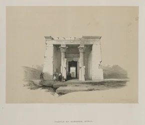 Egipto y Nubia, Volumen II: Templo de Dandour, Nubia, 1848