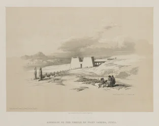 Egipto y Nubia, Volumen I: Aproximación al Templo de Wady Saboua, Nubia, 1847
