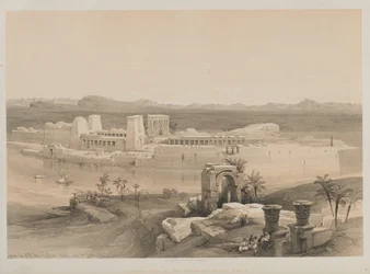 Egipto y Nubia, Volumen I: Vista general de la isla de Philae, Nubia