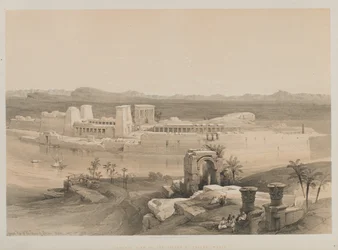 Egipto y Nubia, Volumen I: Vista general de la Isla de Filae, Nubia, 1846