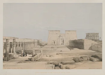 Egipto y Nubia, Volumen I: Gran Acercamiento al Templo de Philae, Nubia