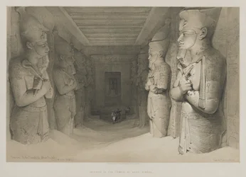 Egipto y Nubia, Volumen I: Interior del Templo de Aboo-Simbel