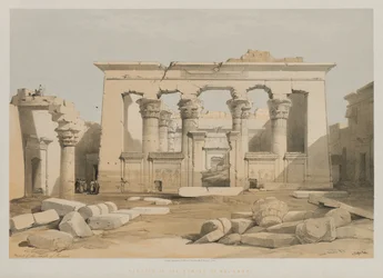 Egipto y Nubia, Volumen I: Pórtico del Templo de Kalabshe, 1847