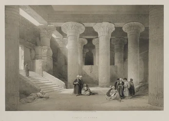 Egipto y Nubia, Volumen I: Templo en Esneh, 1846
