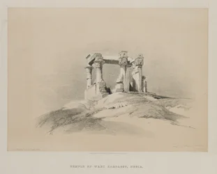 Egipto y Nubia, Volumen I: Templo de Wady Kardassy en Nubia