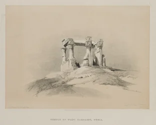 Egipto y Nubia, Volumen I: Templo de Wady Kardassy en Nubia, 1846