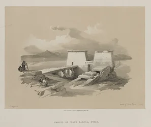 Egipto y Nubia, Volumen I: Templo de Wady Saboua, Nubia