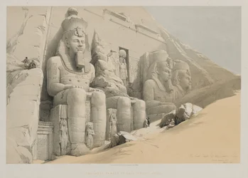 Egipto y Nubia, Volumen I: El Gran Templo de Aboo-Simble, Nubia, 1846