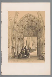 Portal de la Iglesia de Nuestra Señora en Nuremberg Portail de l