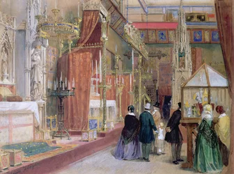 La corte medieval de la Gran Exposición de 1851
