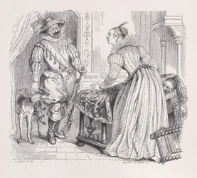 La caza de Las obras completas de Béranger, 1836