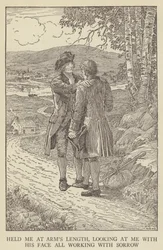 Ilustración de Secuestrado por Robert Louis Stevenson