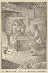 Ilustración de Secuestrado por Robert Louis Stevenson
