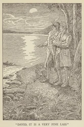 Ilustración de Secuestrado por Robert Louis Stevenson