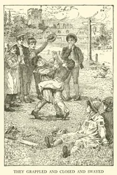 Ilustración para Los Días de Escuela de Tom Brown (grabado)