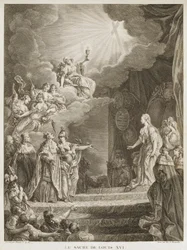 La coronación de Luis XVI
