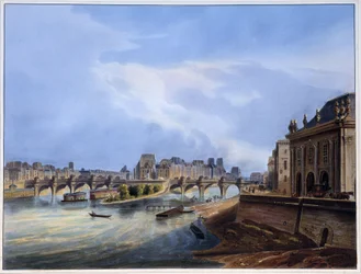 Vista del Pont Neuf - en “París en 1837” de Arnout