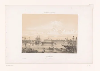 Vista del Bassin Napoléon III cerca del puerto de Cherburgo
Cherburgo. Bassin Napoléon III (título en el objeto)
Francia contemporánea (título de la serie)
La France de nos jours (título de la serie en el objeto)