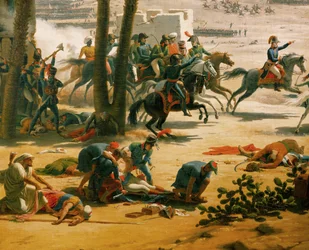 Batalla de Aboukir (óleo sobre lienzo)