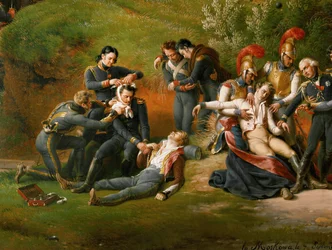 Dominique Larrey, cirujano en jefe del ejército francés (pintura sobre lienzo)