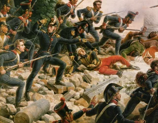 Campaña de Napoleón I Bonaparte en España (óleo sobre lienzo)