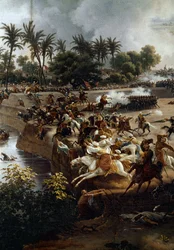 La batalla de las Pirámides, 21 de julio