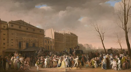 Escena de carnaval, 1832