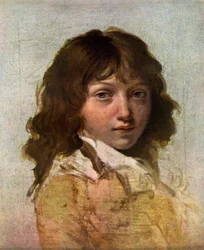 Cabeza de un niño, principios del siglo XIX