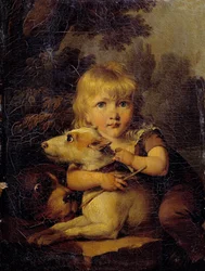 Retrato de Louis Arnault (1803-1885) niño