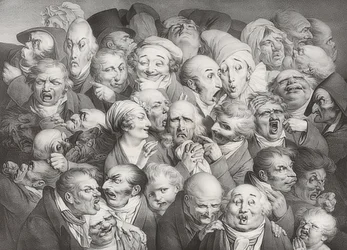 Reunión de 35 cabezas diversas (35 verschiedene Köpfe). 1825