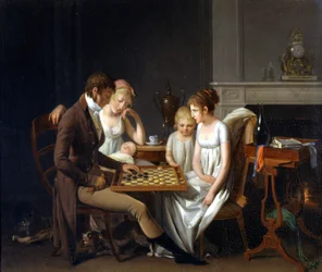Las damas Part Pintura de Louis Leopold Boilly