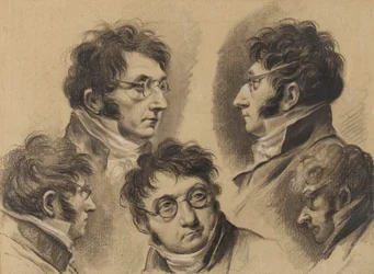 Louis-Léopold Boilly - 5 autorretratos