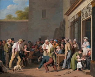 Louis-Léopold Boilly - El juego de la barrica