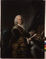 Retrato de Louis Phelypeaux, Conde de Saint Florentin, Marqués y Duque de La Vrilliere (1705-1777), estadista francés