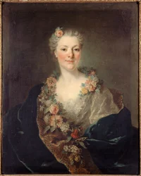 Retrato de Madame Doyen, c.1750 (óleo sobre lienzo)
