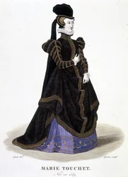 Retrato de Marie Touchet (1549-1638) - en “Galerie francaise de femmes famés”