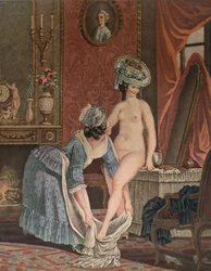 La toilette, baño, c1765-1790, 1913
