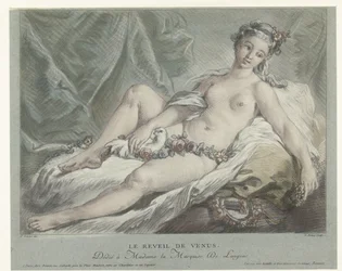 venus despierta Le reveil de Venus (título sobre objeto)