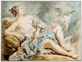 Venus con palomas, siglo XVIII