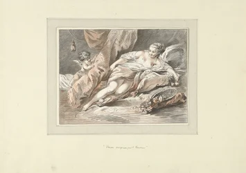Venus es sorprendida por Cupido Venus sorpresa de l