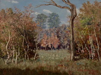Paisaje de otoño, 1889